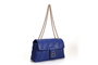 Lucky Bees Bolso de Hombro Azul Saxón